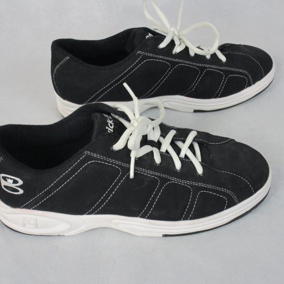 Brunswick Shoes Brunswick K141 Stealth Bowling Shoes Black White